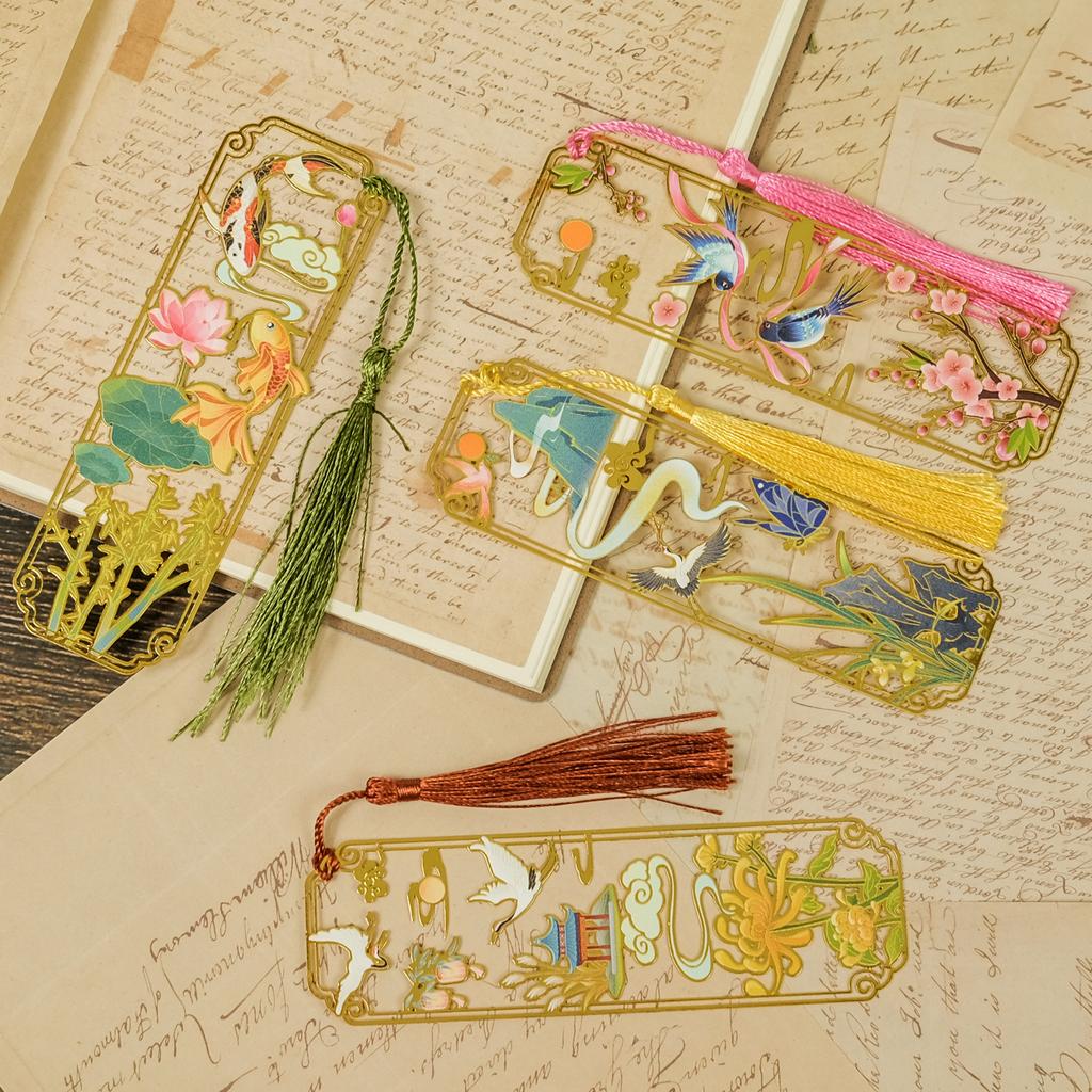 Bookmark Polished Stationery Bookmark Retro Bookmark Elegant For Souvenir School For Students