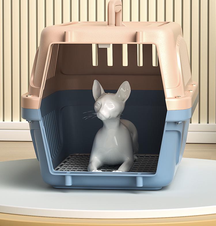 Portable Pet Airline Carrier: Space Capsule Cat Bag & Dog Cage for Small/Medium Pets