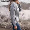 BITCED Autumn/Winter Women's Casual Fashion Solid-Colour Pocket Cardigan Jacket