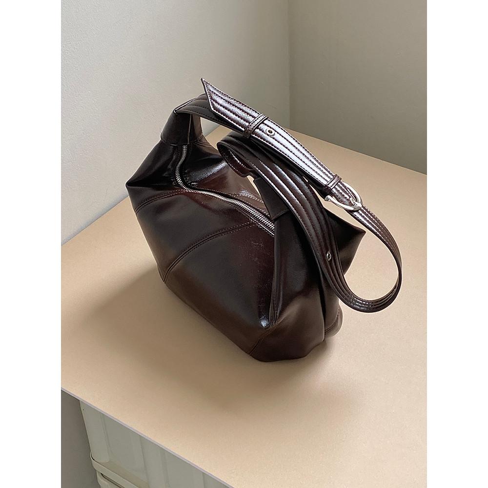 IELGY Ladies Deer Niche Design New Style Female Bag Retro Lazy Loose Sense Shoulder Bag Commuter Casual Messenger Bag