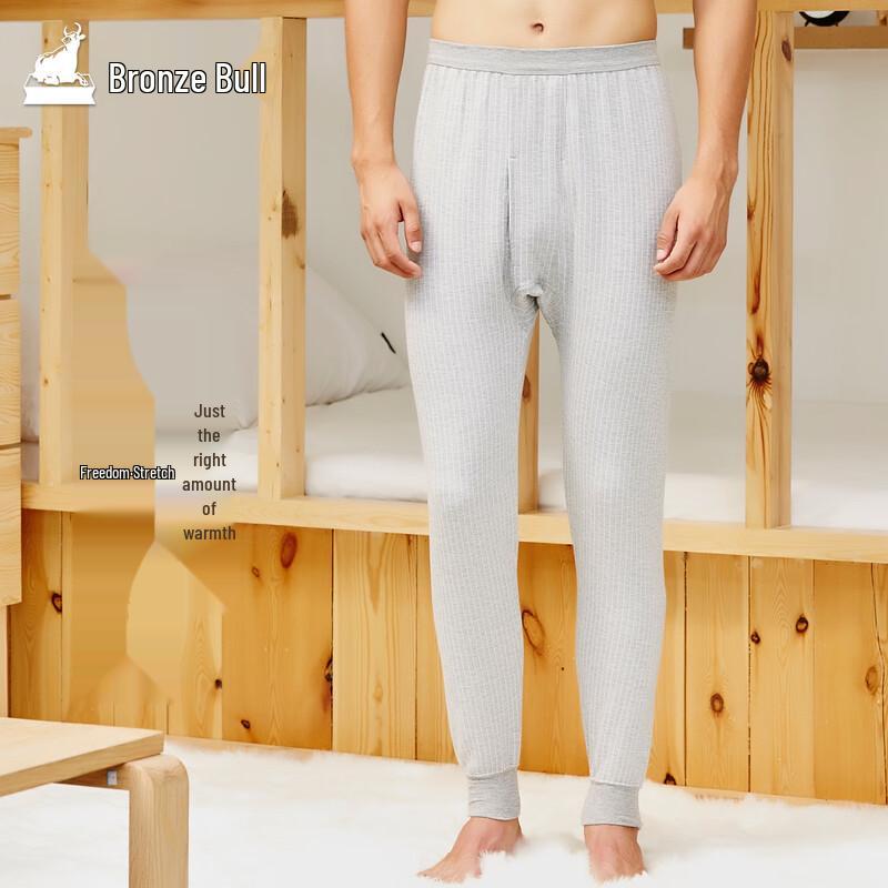 Tong Niu Men's Cotton Thermal Long Pants