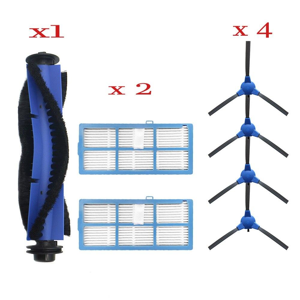 Roll Main Brush Washable Filter Side Brushs Mopping Cloth Parts for Coredy Robot Vacuum Cleaner R550 R500+ R600 R650 R750 D400