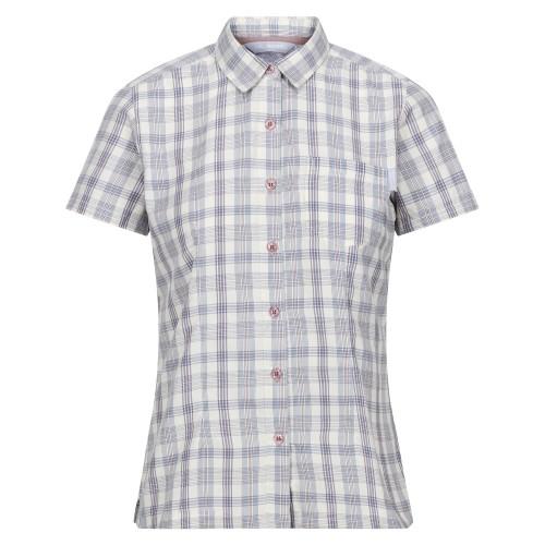 Regatta Womens/Ladies Mindano VIII Checked Short-Sleeved Shirt