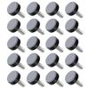 20Pcs Furniture Gliders Screw On Foot Pads with M6 Thread For Furniture Legs Smooth Gliding And Floor Protections