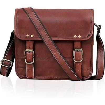New Genuine Leather iPad/Tablet Bag Messenger Bag Small Briefcase CrossBody Shoulder Bag for Men and Women