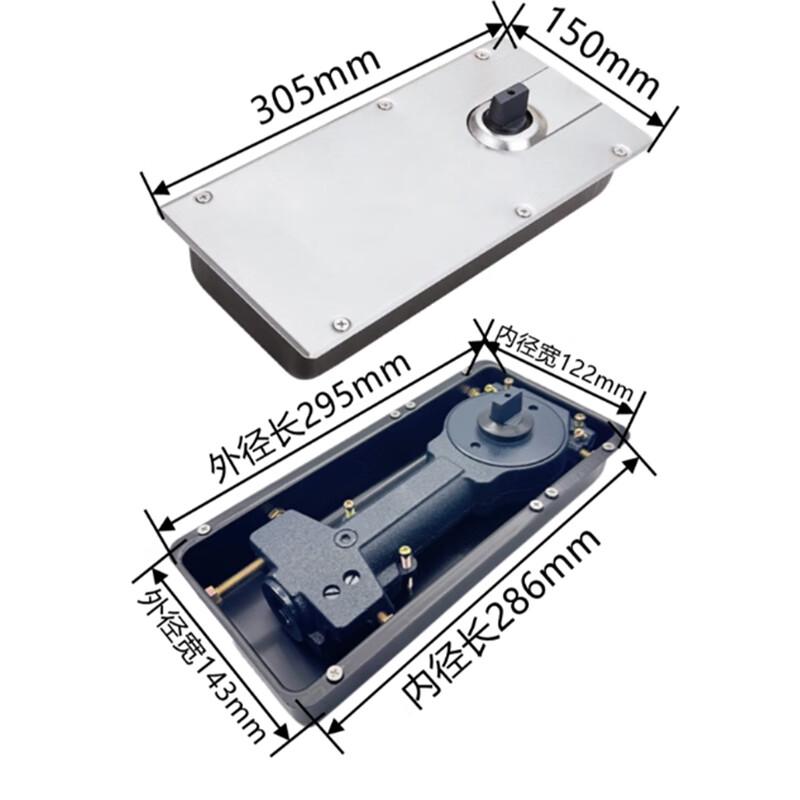 Detang Glass Door Floor Spring