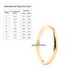 1Pc Women/Girl Jewelry Wedding Band Fashion Ring Wedding Gift Stainless Steel Thin Stackable 2MM