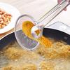 Round Long Handle Stainless Steel Colander Oil Filter Fried Food Grid Scoop