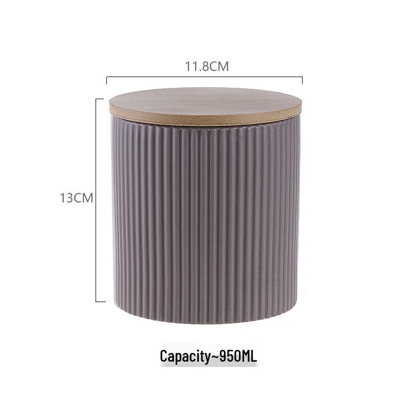 ZISIZ Ceramic Food Storage Jar
