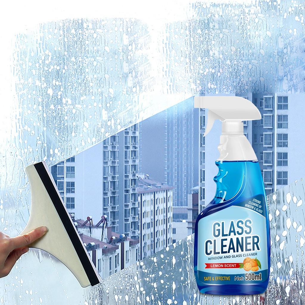 Środek do czyszczenia szkła Domowy szorujący płyn do szkła Silna dekontaminacja Usuwanie plam wodnych Środek do czyszczenia samochodu 500ML