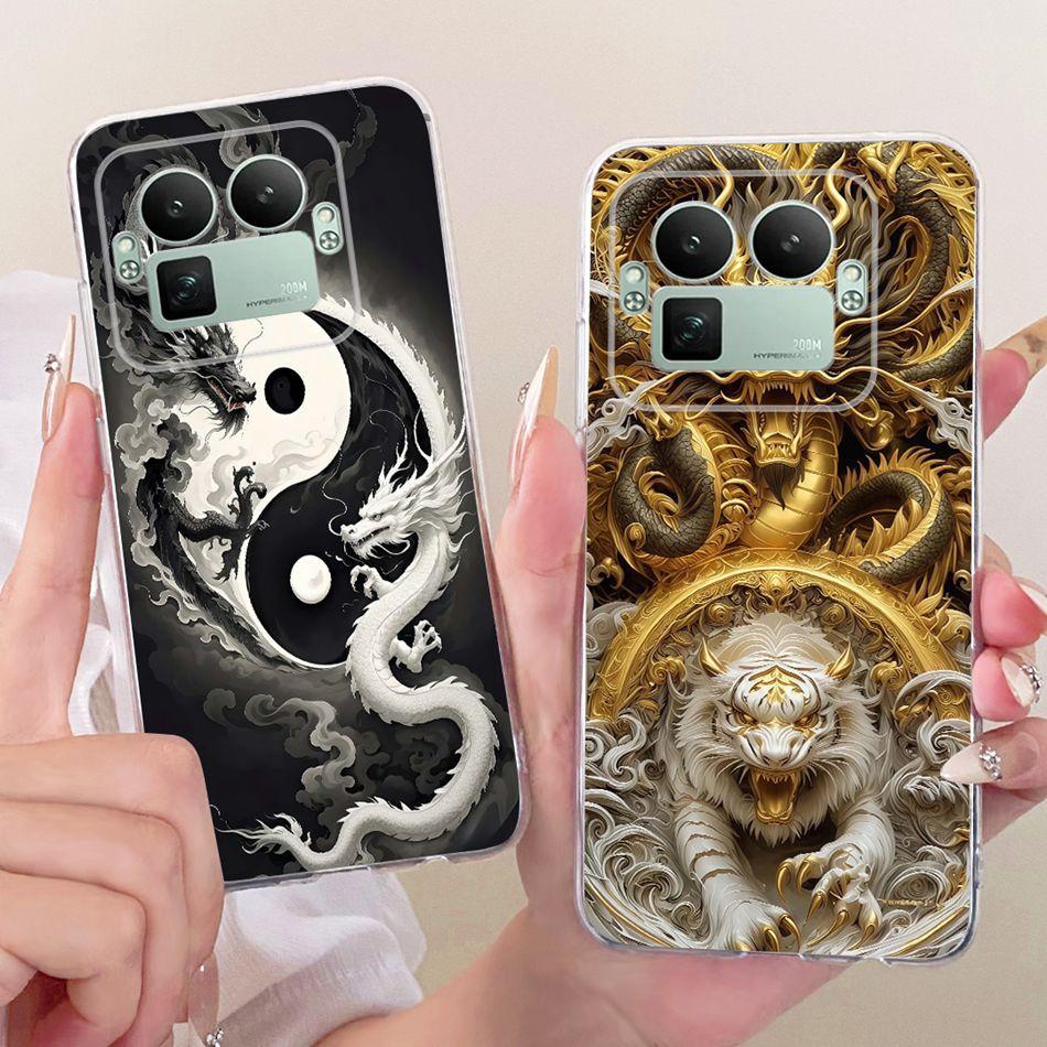 For Realme GT 8 Pro 2025 Cool Dragon Tiger Pattern Phone Case For Realme GT8 GT 8Pro 5G RMX5210 Soft Silicone TPU Cases