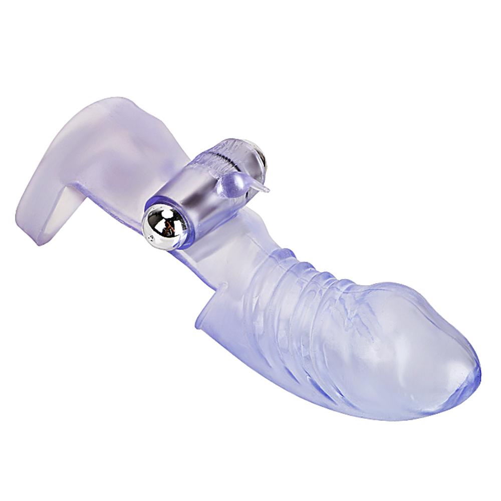 Finger Sleeve Vibrator G Spot Massage Clit Stimulate Female Masturbator Sex Toys
