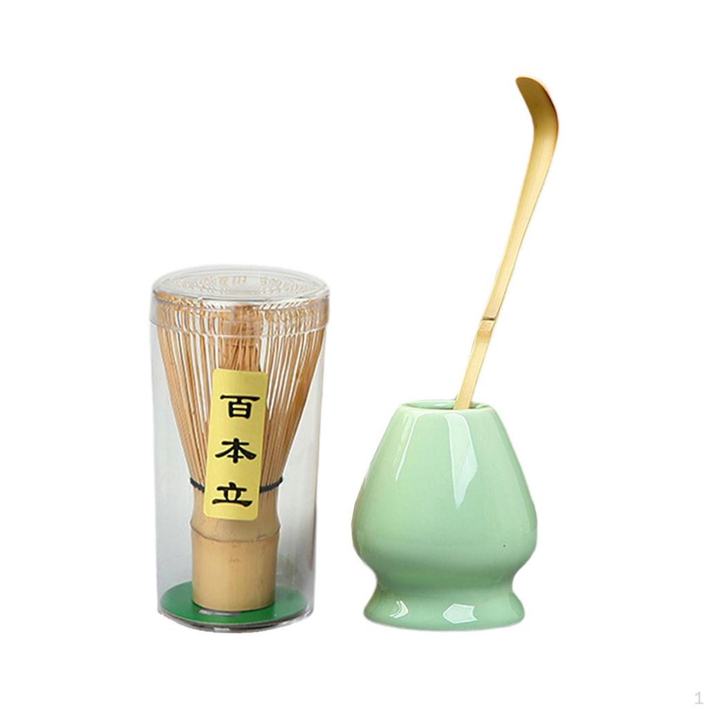 Japanskt Matcha-set Moderna teverktyg Tillbehör Bambuvisp, Keramisk visp