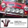Wiring Harness Kit for LED Light Bar Heavy Duty Fuse Relay Illuminated On Off Switch Security Harness Protecting LED Light Bar