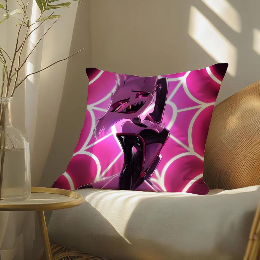 Hazbin Hotel Kissenbezug Seidig Elegant Komfort Schlafsofa Versteckter Reißverschluss
