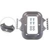 Aluminum Alloy Battery Replacement Tray Holder Mounting Compression Bracket For Optima Battery 34/78