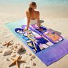 1pc KPop Demon Hunters9 Beach Towel, Comfortable and Thick, and Swimming/Bath/Picnic/Camping Towel, Suitable for Seaside Beaches