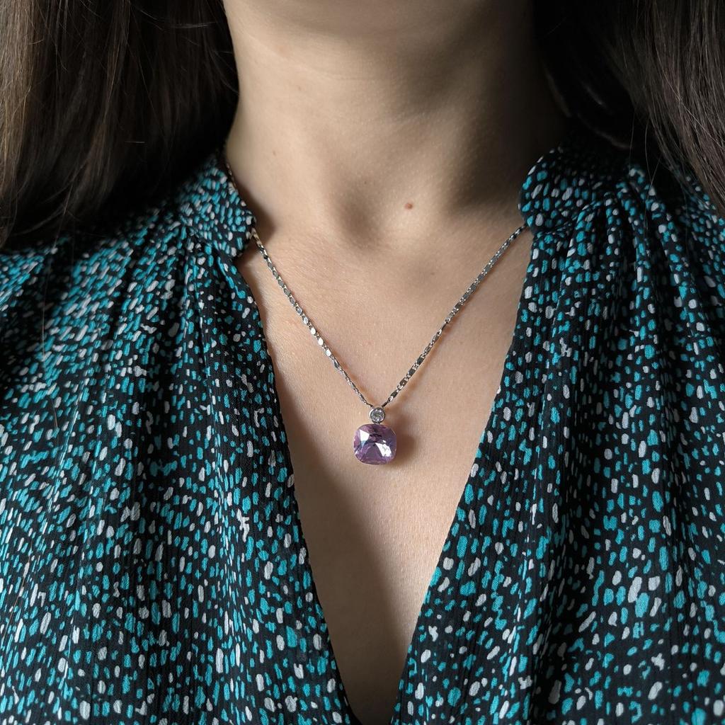 Серебряная подвеска с фианитами (60002381)