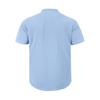 Men's New American Style Summer Henley V-Neck T-Shirt, Loose Breathable Linen Casual Commute Short Sleeve Tee