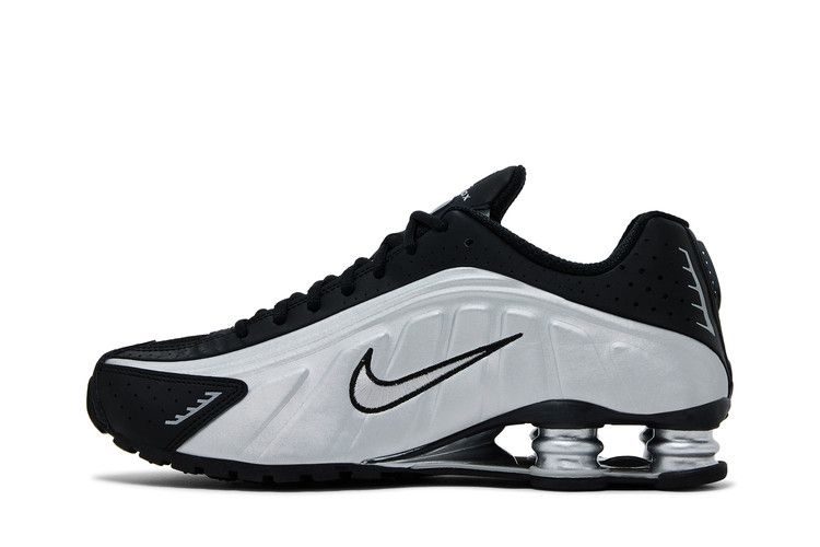 Nike Shox R4 Metallic Silver Black