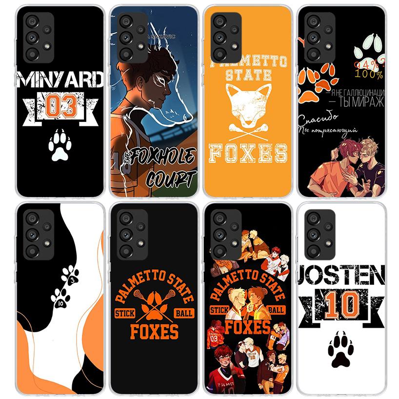Andreil All For The Game Palmetto State Foxes Phone Case For Samsung Galaxy A12 A52S A42 A32 A22 A51 A50 Note 20 Ultra 10 S10 Pl