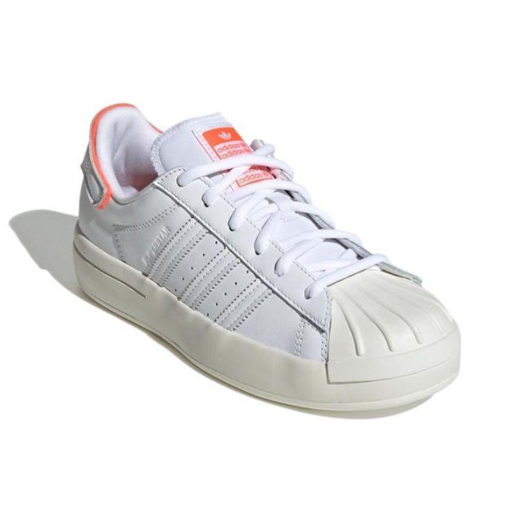 Adidas Originals Superstar Ayoon Leather Classic Versatile Durable Low-Top Skate Shoes Unisex Sneakers White GV9543
