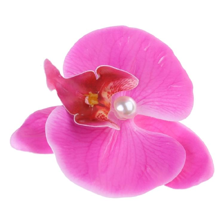 Orchids Flower Hair Claw Clip French Jaw Clip Spring Hair Grip PonytailHolder