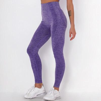 Seamless Leggings Seamless High Waist Solid Color Gym Yoga Leggings
