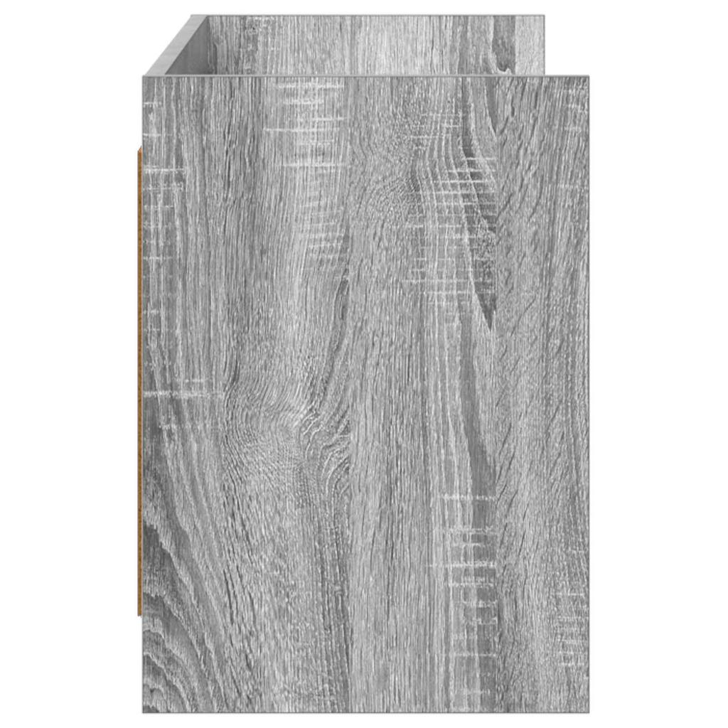 TV Stand 135 x 33 x 47 cm Grey Sonoma Particleboard