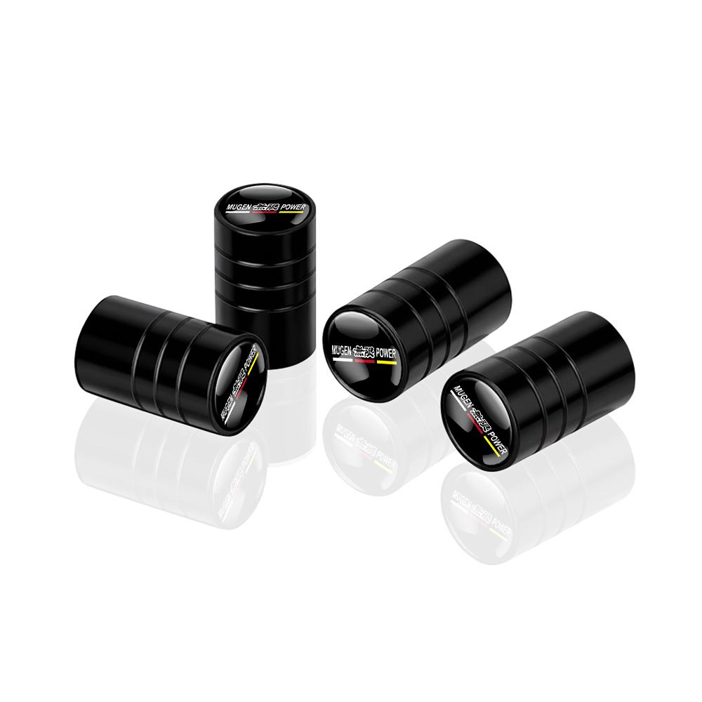 4pc Metal Car Wheel Tire Valve Stem Caps Covers Car Accessories For Honda Civic FIT CRV Accord Jazz HRV Insight Odyssey CRZ City