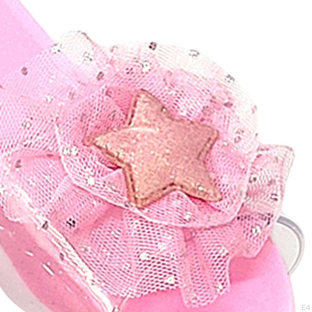 Princess Dress Up Shoes Jelly Sandals for Girls Beach Role Playing