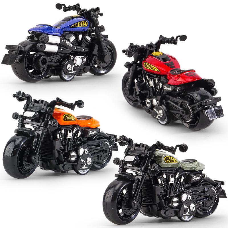 Educational Alloy Toy Cars & Retro Motorcycles for Boys & Babies