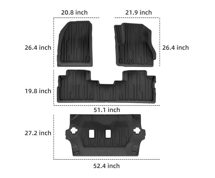 Fits 25 Mitsubishi Destinator TPE Car and Trunk Floor Mats