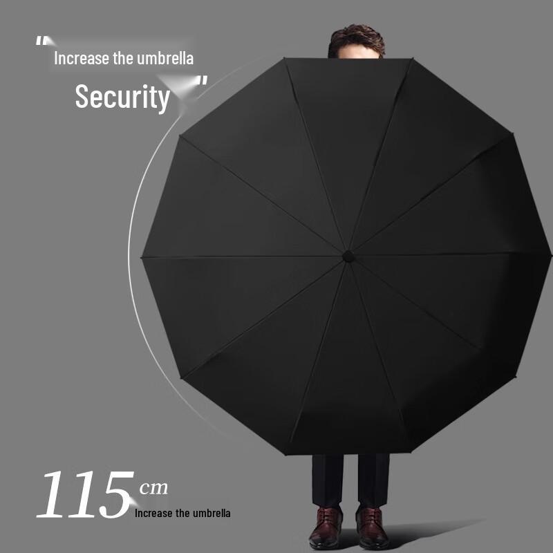 MAYDU M3399 Large Windproof Manual Folding Umbrella