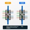 1Pcs Inline Punchdown Krone Coupler Joiner For Cat6/Cat5E Ethernet Network Cables Rj45 Desktop Information Box Junction Box