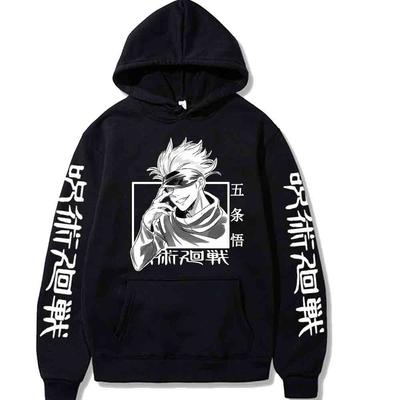 Jujutsu Kaisen Hoodies Unisex Hip Hop Anime Pullover Tops Lose Lange Ärmel Frühling Herbst Mann Tuch
