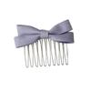 Korean Style Sweet Bow Bangs Clip Hair Comb – Elegant Fabric Hair Accessory for Women