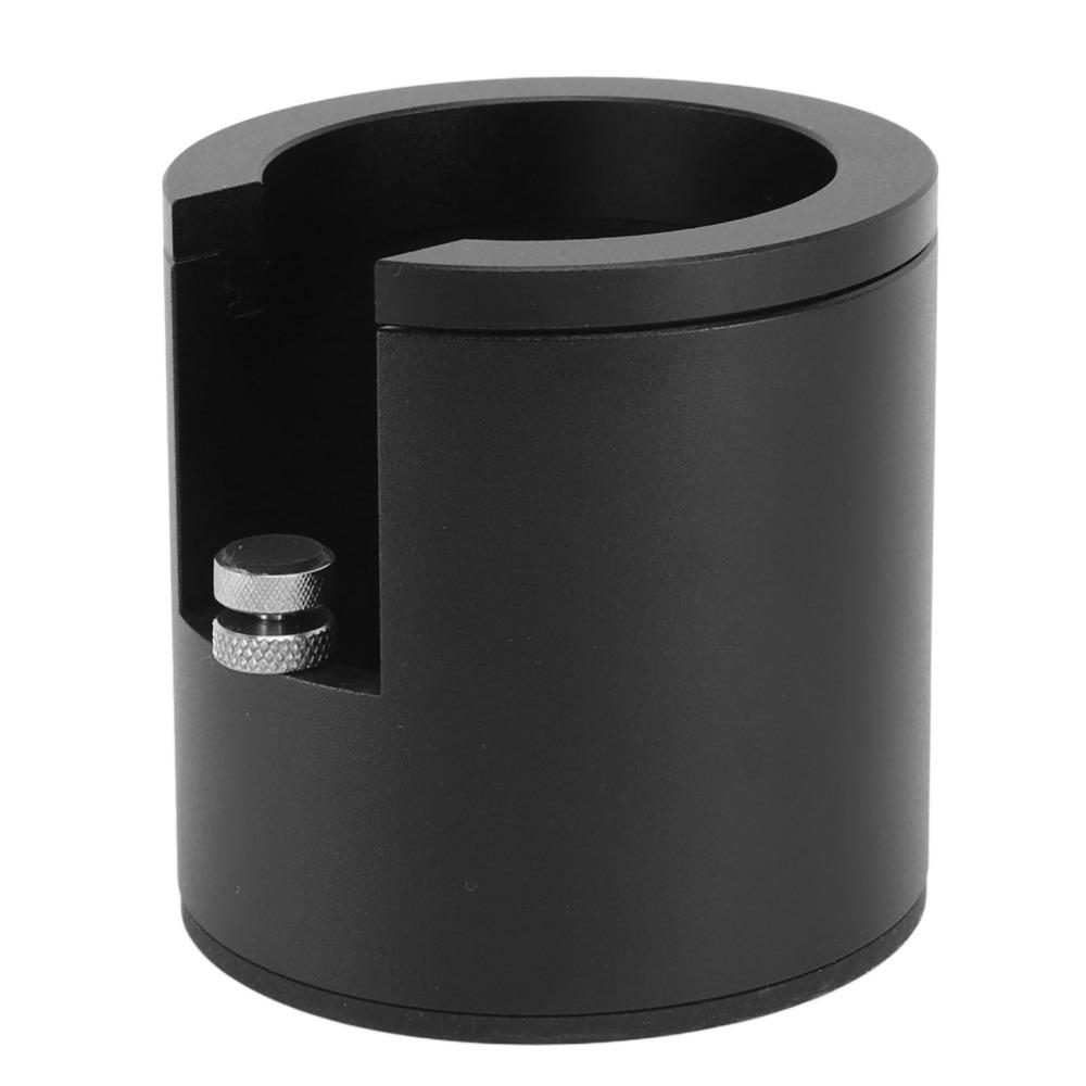Aluminum Alloy Portafilter Holder Adjustable 51mm 53mm 58mm Tamper Stand Base Design Black Color Espresso Tamping Station