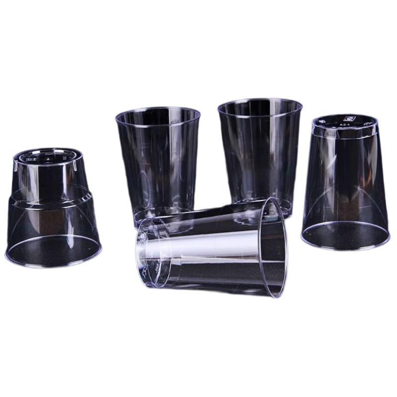 Yulin 200ml Frosted Hard PS Airline Cups