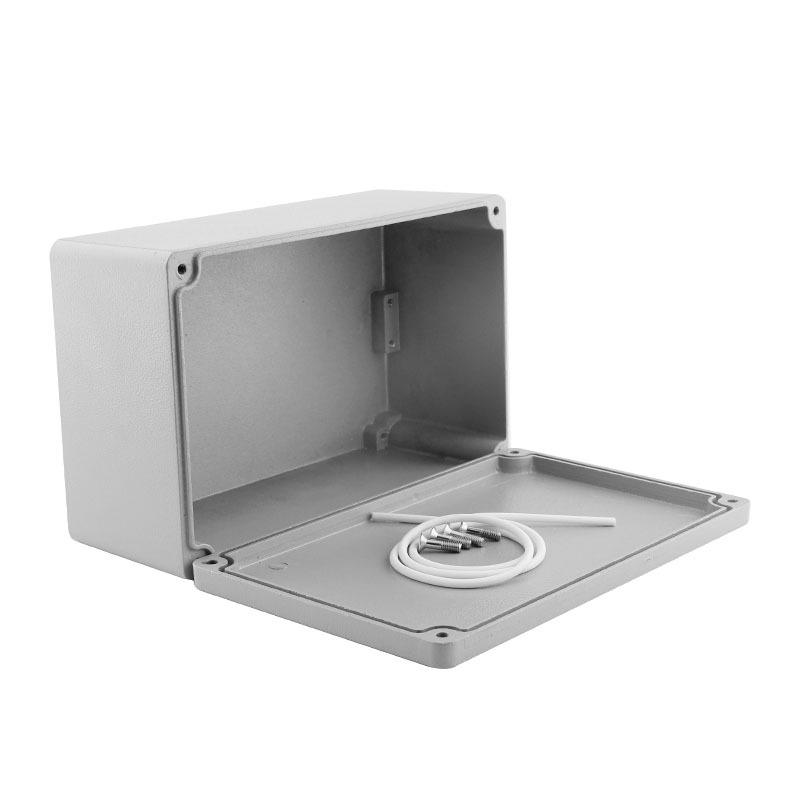 Die-Cast Aluminum IP67 Waterproof Junction Box with Hole - Outdoor Industrial Terminal Box