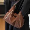 Popular simple underarm bag women's 2025 autumn new large-capacity handbag fashionable simple shoulder messenger bag