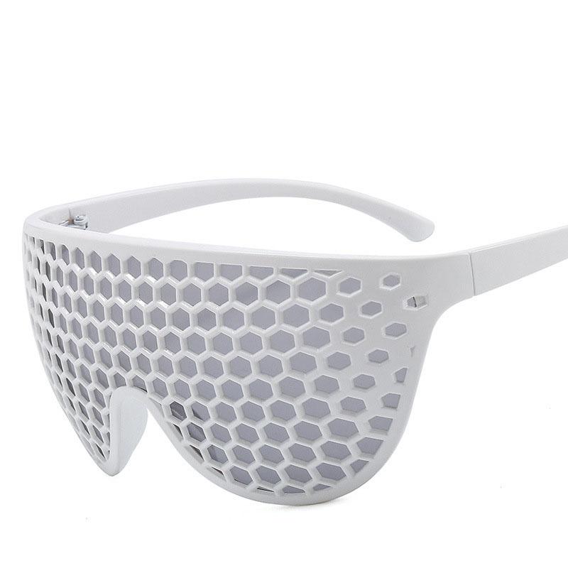 

Punk Style Sunglasses Men Women European American Stylish Honeycomb Woman Sun glasses Vintage Retro Male Female Sunglasses