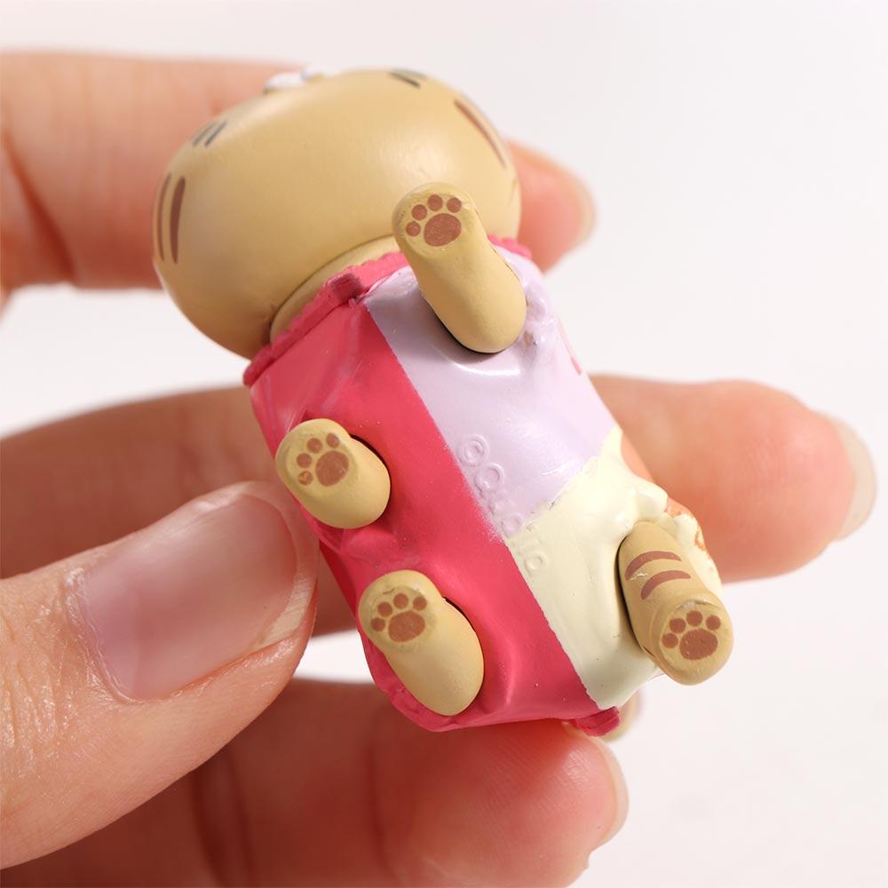 Walking Animal Cat Model Doll Toys PVC Mini Cat Ornaments Cute Snack Cat Figure Toys  Holiday Gift