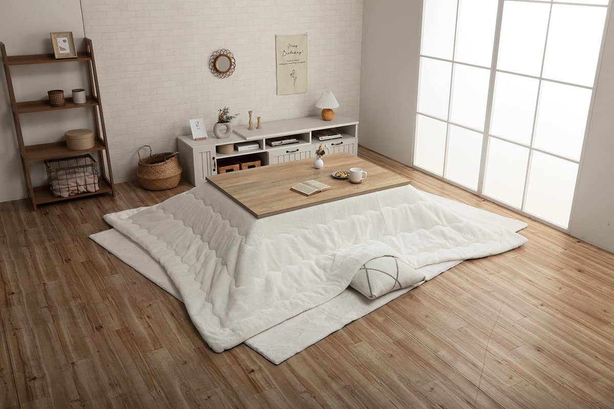 

IKEHIKO Футон для котацу, Прямоугольный, Lapierce, Белоснежный, Прибл.. 205 x 285см, Однотонный, Мягкий, Пушистый, Женственный дизайн #6843249