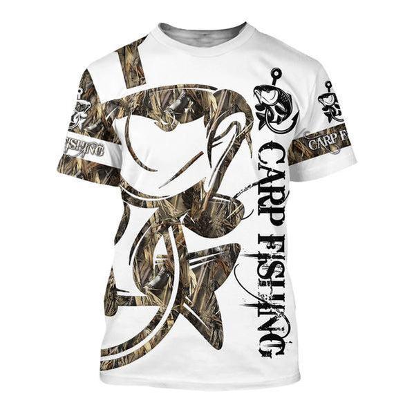 Fishing Graphic 3d Print Men's T-Shirt Summer Short Sleeve Tees Tops Harajuku Fashion Casual Oversized Man Clothing Camisetas