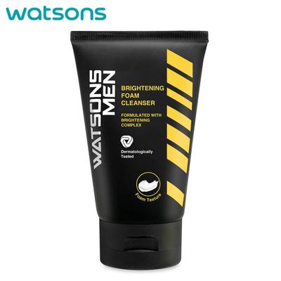 Men Brightening Foam Cleanser, Formulated with Brightening Complex, Dermatologically Tested, Foam Texture, 100 G.