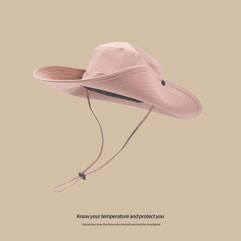 Western Cowboy Hat Bucket Hat Climbing Desert Sun Hat Female Outdoor Sun Male Visor Hat Hiking Hat