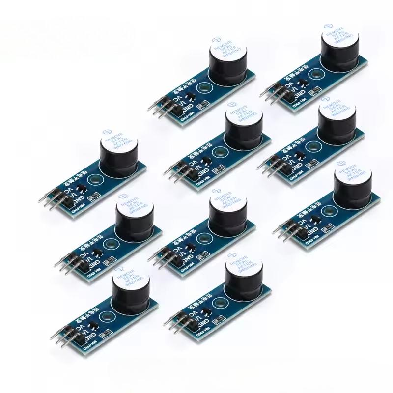 5/10PCS Active/Passive Buzzer Low Level Modules 3.3V-5V Buzzer Alarm Beeper Module 3 Pin Beep Sensor Module for Arduino, ESP32,