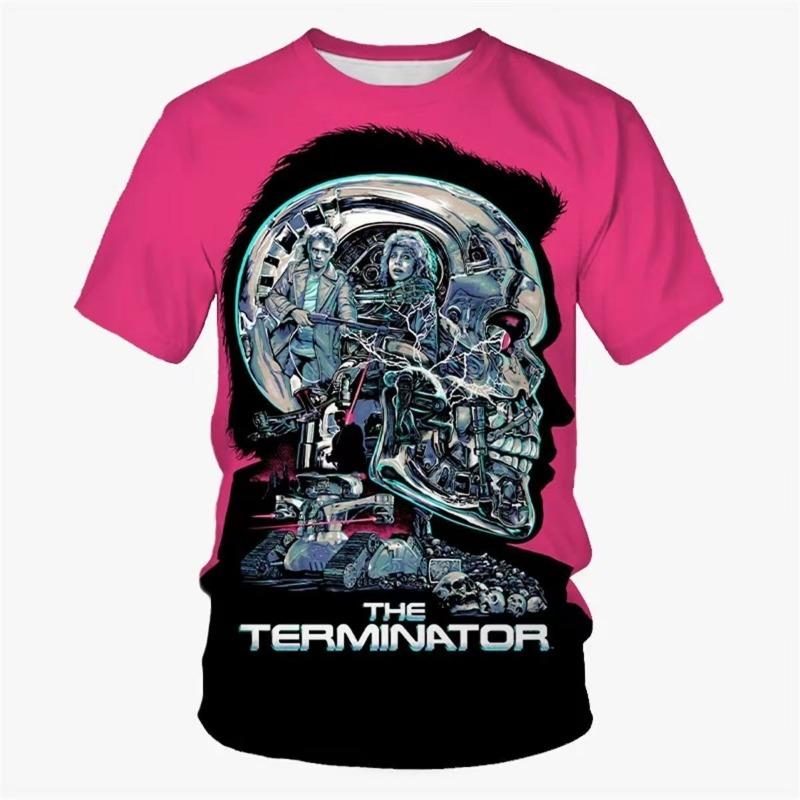 

Summer New Fashion 3D Printed Unisex T-Shirt Loose Fit Polyester Fiber Breathable Short Sleeve round Neck Men s Women s Top S