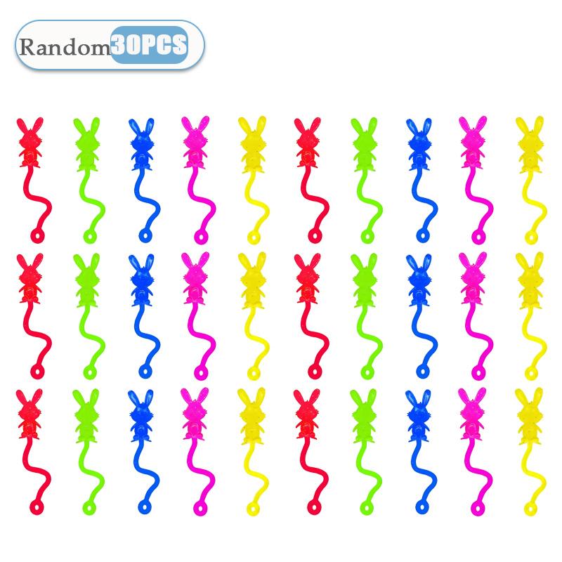 Festival Prank Toys Multicolor Easter Bunny Chick Elastic Stretch Climbing Stress Relief Sticky Toys Birthday Gift Relaxation